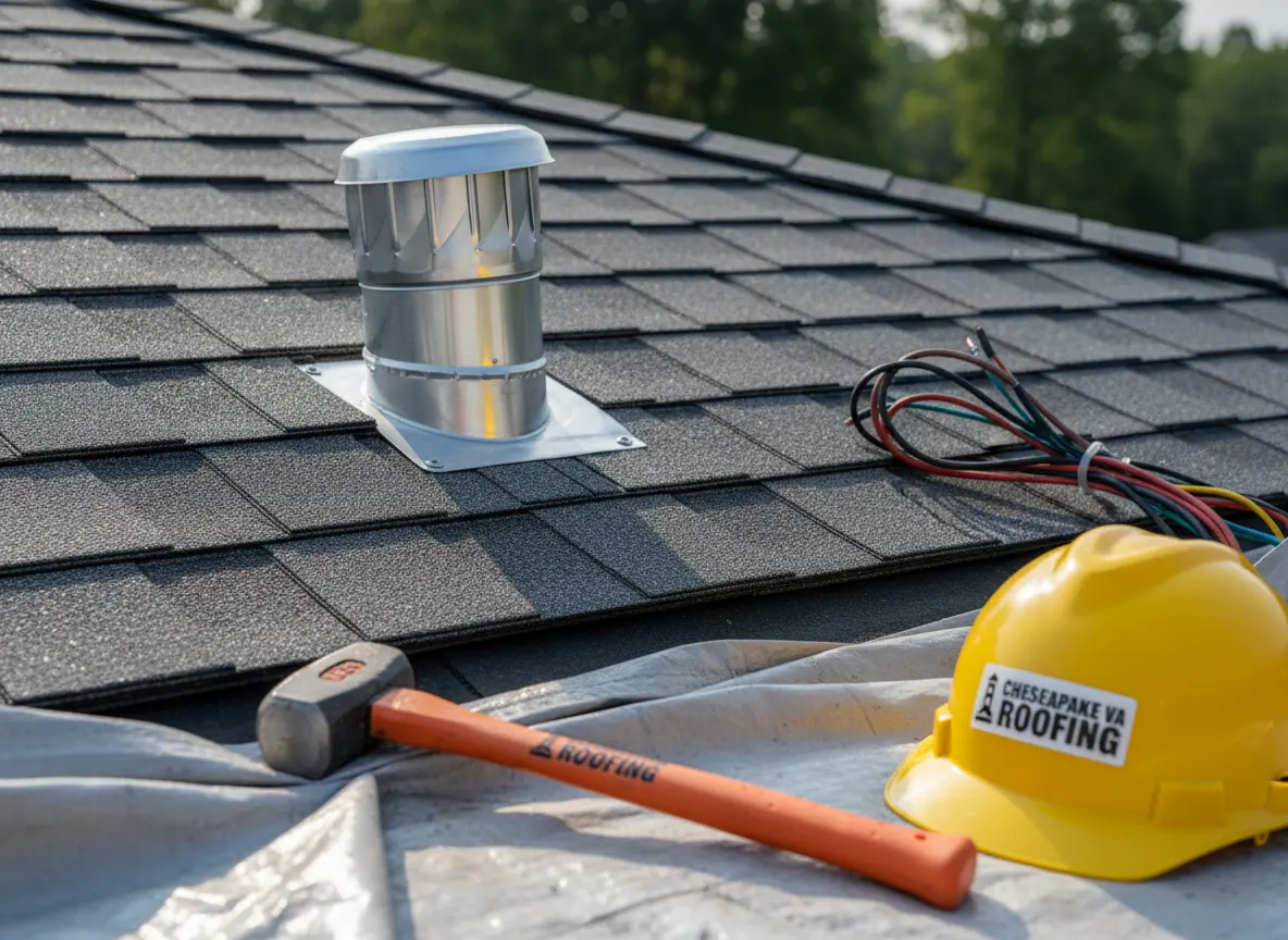 Shingle Roof Replacement in Chesapeake, Virginia